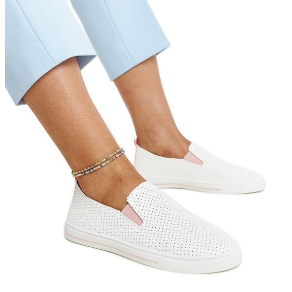 Białe półbuty r.38 zdjęcie 1