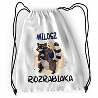 Plecak Sportowy Szkolny Dla Miłosza Syna Dziecka Z Nadrukiem Ze Zdjęciem