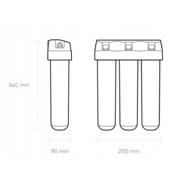 Aquaphor FILTR WODY PITNEJ pod zlew KRYSZTAŁ A na chlor rdzę i MĘTNĄ WODĘ zdjęcie 10