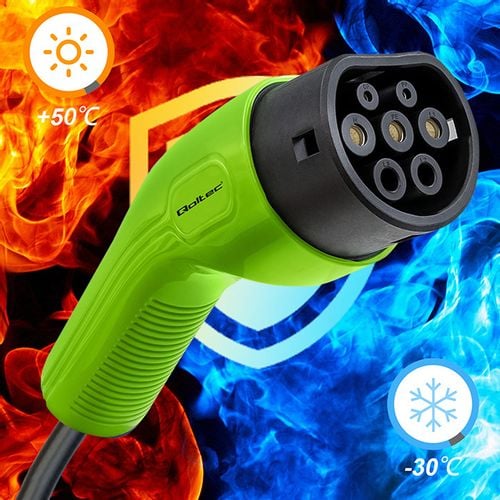 Qoltec Kabel EV Typ 2 do ładowania samochodu | 230V | 7kW | 32A | 5m na Arena.pl