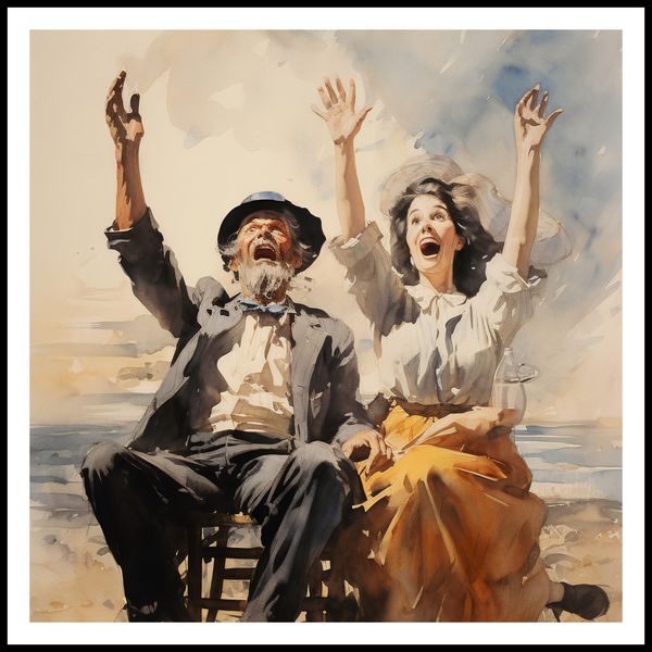 Plakat 80x80cm Chwile Radości zdjęcie 3