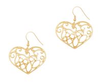 Kolczyki serca rozeta (P21/WIO/05AU)