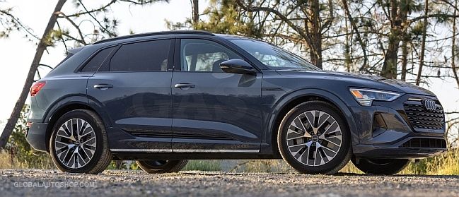 Audi Q8 / SQ8 e-tron - Listwy CHROM na drzwi boczne dekoracyjne chromowane zdjęcie 1