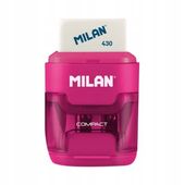 milan, temperówko-gumki compact, 16 sztuk