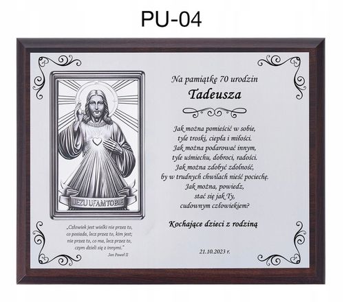 PREZENT NA URODZINY 18 30 40 45 50 60 65 70 80 90 OBRAZ W OZDOBNYM PUDEŁKU na Arena.pl
