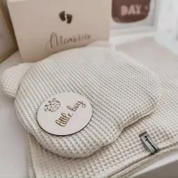 Kocyk Wafelkowy 75x100 | Naturalny