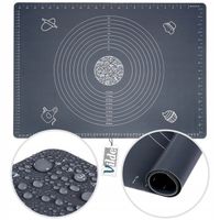 Duża STOLNICA SILIKONOWA do ciasta mata kuchenna pieczenia wałkowania 64 cm