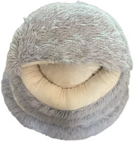 Legowisko dla psa kota szare L budka CAVE 60x60x12cm