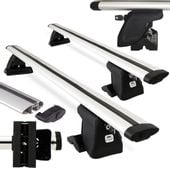 Uniwersalny bagażnik bazowy na punkty montażowe AMOS C-15 PLUS Belki Aluminiowe Dynamic 140cm