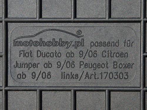 Citroen Jumper II od 06 DYWANIKI GUMOWE DEDYKOWANE na Arena.pl