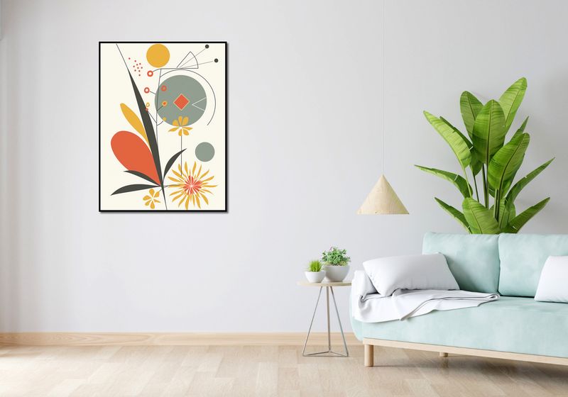 Plakat 75x100cm Geometryczny Ogród zdjęcie 4