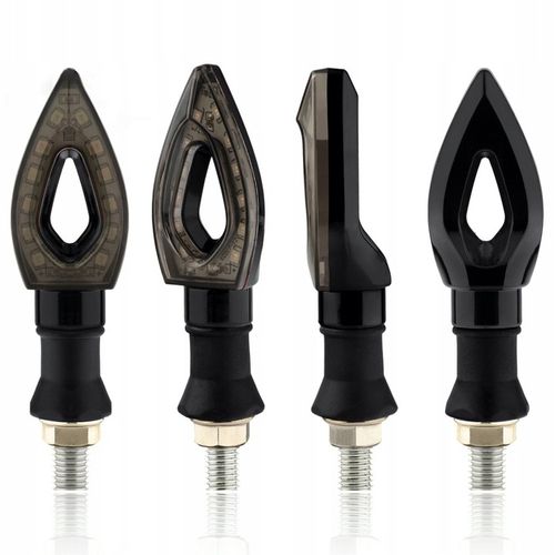 Kierunkowskazy kierunki MOTOCYKLOWE STRZAŁKI 12 LED 4 szt KOMPLET MIGACZE na Arena.pl