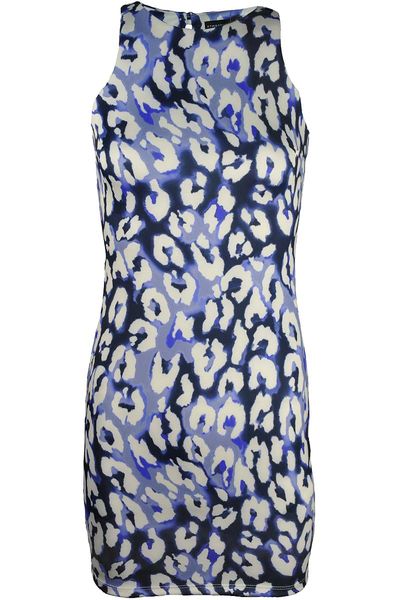 Niebieska sukienka, centki - 34 / XS zdjęcie 1