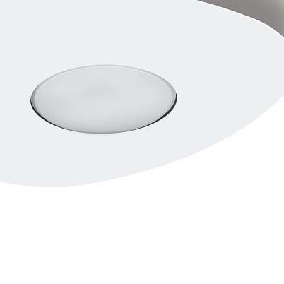 Sufitowa lampa nowoczesna Organic 8305 metalowy plafon biały hol na Arena.pl