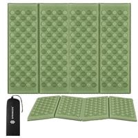 Mata piankowa do siedzenia 39 x 29 x 1 cm karimata składana mata piknikowa zielona
