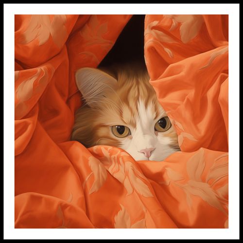 Plakat 60x60cm Ukryty Kot na Arena.pl