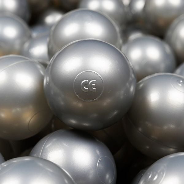 Kulki do zabawy ø7cm 25szt srebrne zdjęcie 2