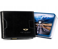 mały portfel męski ze skóry naturalnej — peterson