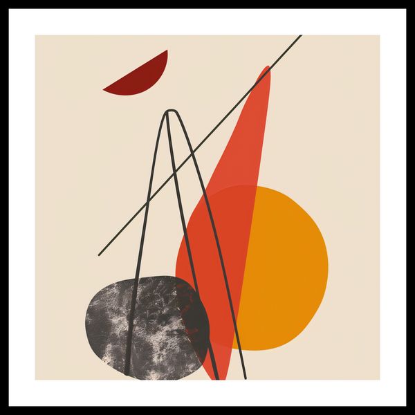 Plakat 40x40cm Harmonijna Forma zdjęcie 3