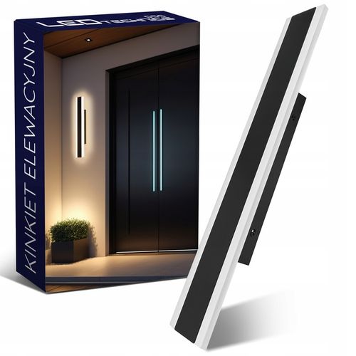 Lampa elewacyjna ogrodowa kinkiet zewnętrzny IP65 ścienny 18W LED CCD na Arena.pl