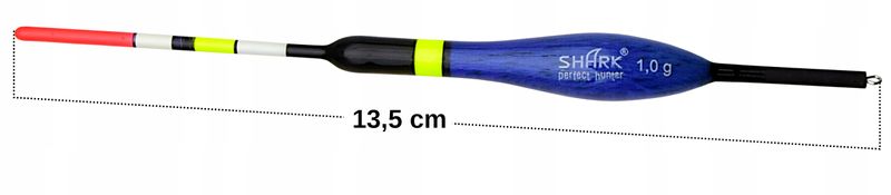 Spławik Przelotowy z BALSY SHARK Perfekt Hunter 1,0 g 13,5 cm zdjęcie 2