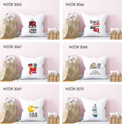 Poduszka z nadrukiem PREZENT NARODZINY LEGENDY na Arena.pl