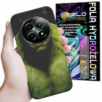 ETUI DO REALME 12 5G - HULK AVENGERS SPIDERMAN MARVEL + FOLIA