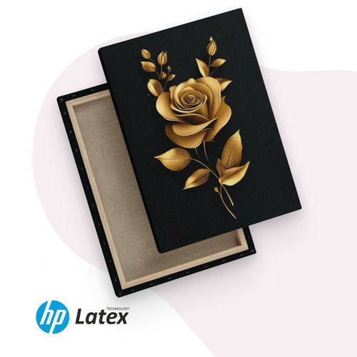 Obrazy Do Sypialni Set Złote Róże Kwiaty Glamour Abstrakcja 90cm x 40cm na Arena.pl