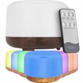 NAWILŻACZ POWIETRZA DYFUZOR ZAPACHOWY LAMPKA NOCNA AROMATERAPIA TIMER PILOT