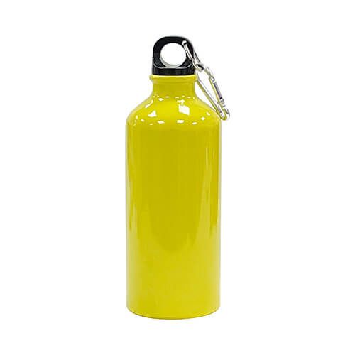 Bidon turystyczny 600 ml do sublimacji - żółty zdjęcie 1