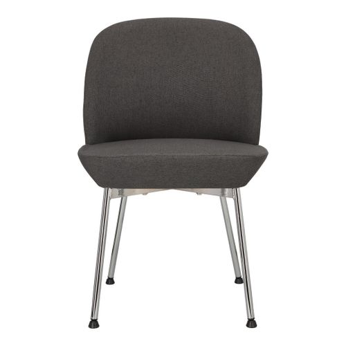 Krzesło Cloe szare ciemne/ chrom na Arena.pl