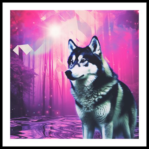 Plakat 50x50cm Wilczy Duch na Arena.pl