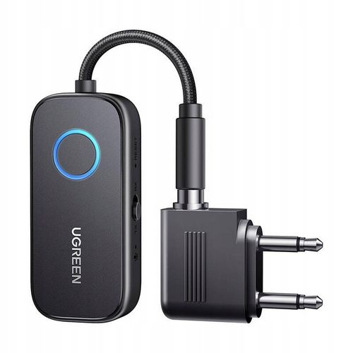 UGREEN Nadajnik Odbiornik Bluetooth BT 5.3 Mini Jack 3.5mm 300mAh + na Arena.pl