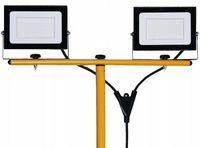 Halogen roboczy na statywie 2*50W przenośny zestaw statyw i przewód