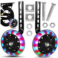 Kółka boczne do roweru dziecięcego diody led koła rowerowe świecące 12-16"