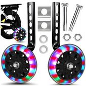 Kółka boczne do roweru dziecięcego diody led koła rowerowe świecące 12-16"