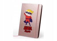 Notes metaliczny A5 długopis nadruk UV dla BABCI