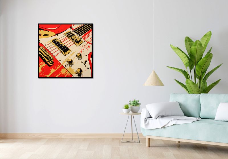 Plakat 80x80cm Przed Graniem zdjęcie 4