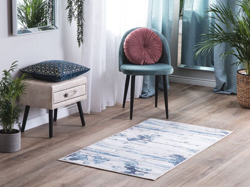 Dywan 80 x 150 cm niebieski BURDUR zdjęcie 2