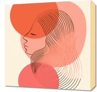 Obraz 50x50cm Zmierzch Linijny