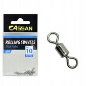 KRĘTLIKI Wałeczkowe ASSAN KRĘTLIK 10szt r 10/14 kg