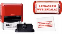 ŚMIESZNA PIECZĄTKA pieczątki 47x18 COLOP C30 automat TWÓJ WŁASNY TEKST