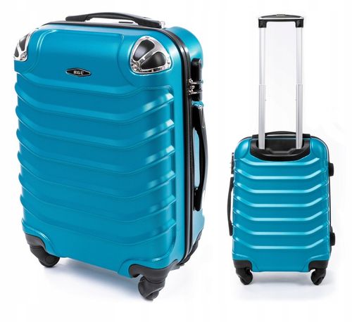 MAŁA WALIZKA L NA KÓŁKACH PODRÓŻNA TORBA ABS RGL na Arena.pl