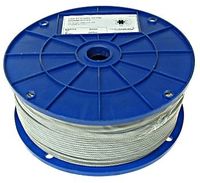 LINA STALOWA OCYNKOWANA W PCV 4.0MM CZERWONA 200MB - 200 MB - LIN 3/4 CZ