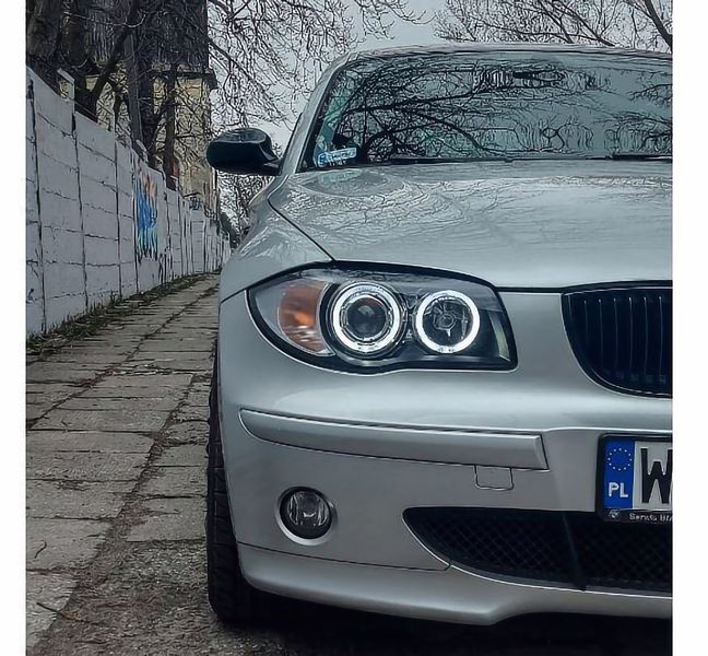 LAMPY Reflektory BMW E87 E81 2004-2011 BIAŁE RINGI LED DEPO zdjęcie 7