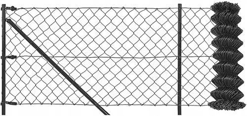 SIATKA OGRODZENIOWA 125 cm OCYNK + PCV ZIELONA drut 3,0 mm rolka 10mb 1,25m na Arena.pl