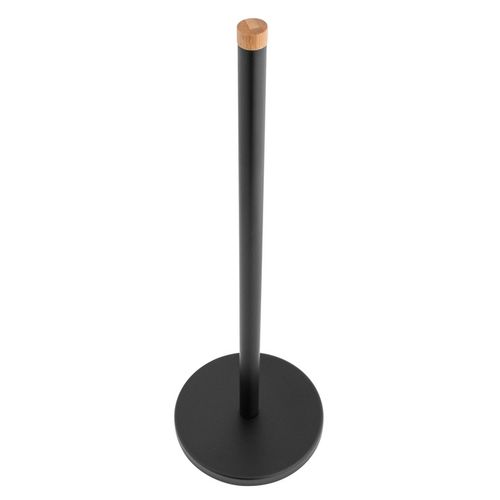 Stojak na papier toaletowy czarny do WC na 4 rolki bambus loft YOKA na Arena.pl