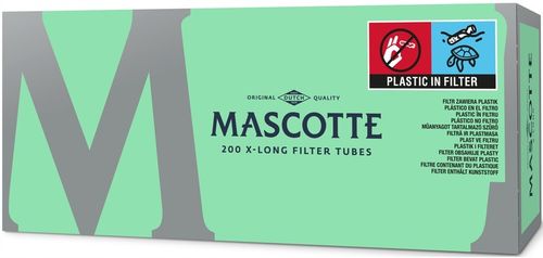 10x Gilzy Tutki Papierosowe MASCOTTE X-Long Długi Filtr 200szt. na Arena.pl