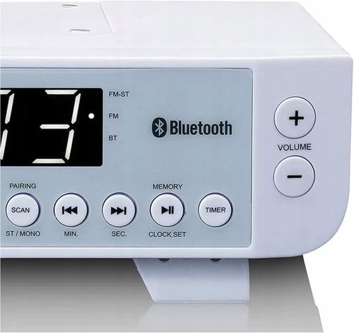 Radio sieciowe Odtwarzacz Bluetooth Radio FM Lenco KCR-100 Biały HIT! na Arena.pl