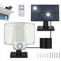 LAMPA LED SOLARNA Z CZUJNIKIEM RUCHU PILOT IP44 DO OGRODU TARASU